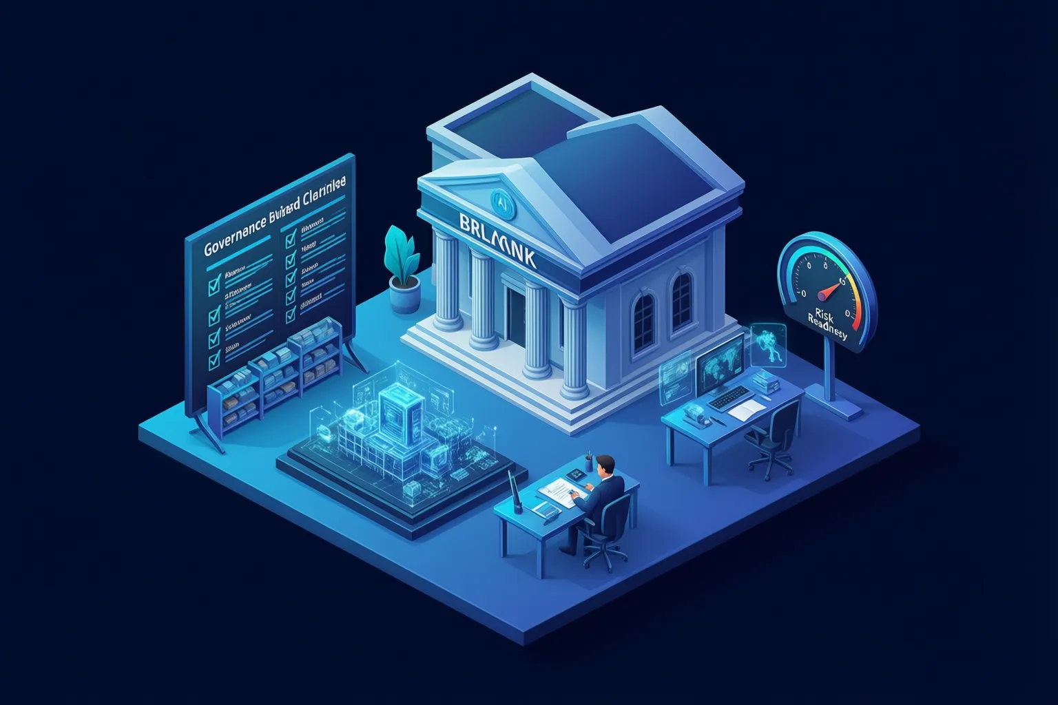 Generative AI governance readiness for a bank