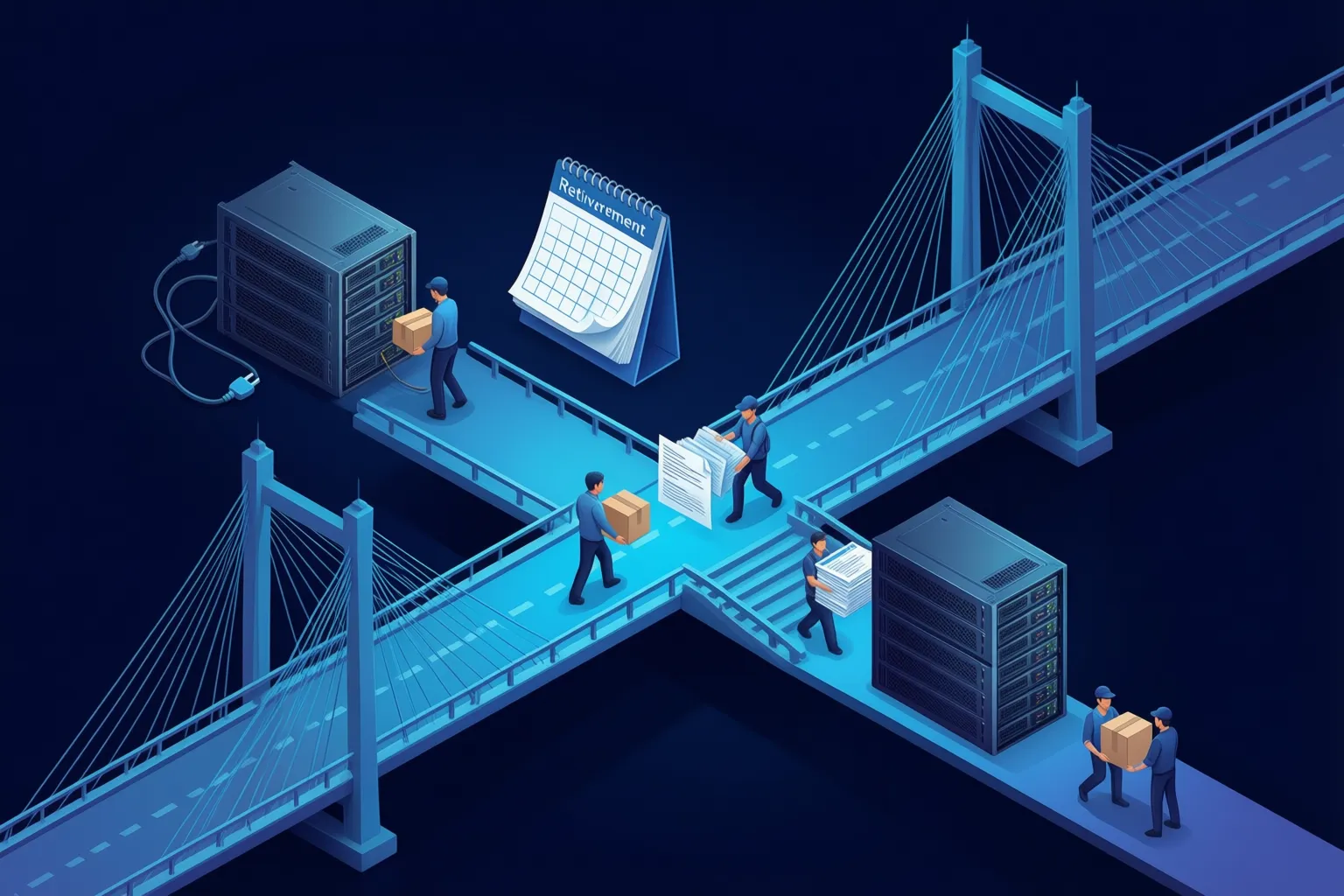 Migrating from a retiring AI model to a new one